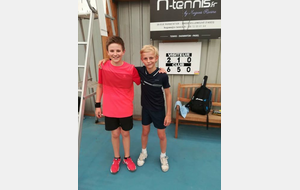 Tournoi 11/12 Ans : Arthur Nicol vs Arthur Avrin