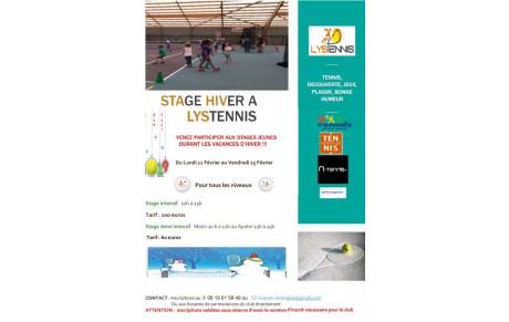 Stage d'hiver