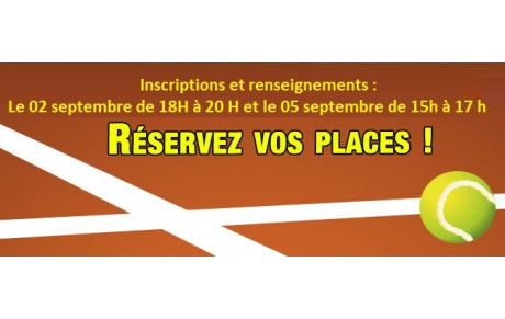 Nouvelles Inscriptions 20/21 !